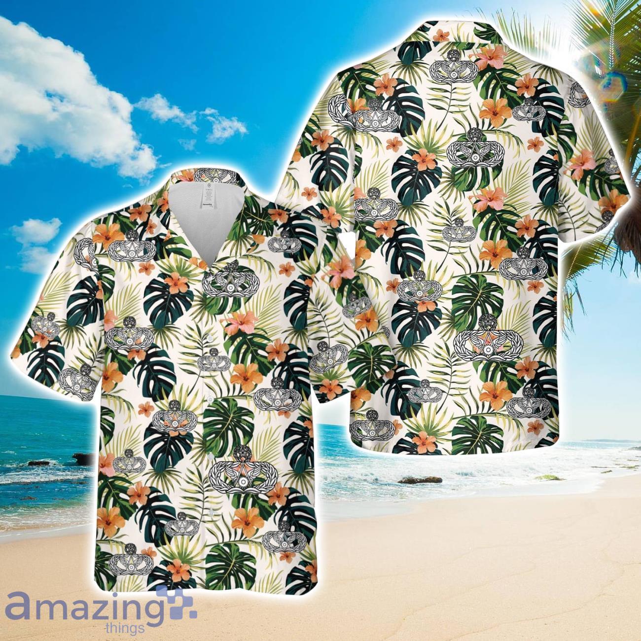 Air Force Civil Engineer Superintendent Master Hawaiian Shirt Summer Vacation Button Shirt image Air Force Civil Engineer Superintendent Master Hawaiian Shirt Summer Vacation Button Shirt Product Photo 1