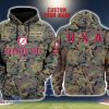 Alabama Crimson Tide 3D Printing Army Camo Pattern Unisex Hoodies Custom Name For Fans