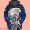 America Blue Galaxy Night Eagle And Flag 3D Hoodie Impressive Gift For Men And Women