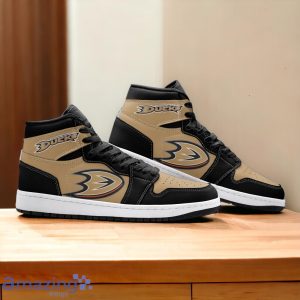 Anaheim Ducks Air Jordan Hightop Shoes Special Gift For Fans Product Photo 2