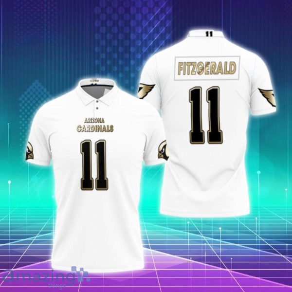 Arizona Cardinals Larry Fitzgerald Season Golden Edition Polo Shirts Special Gift Product Photo 1