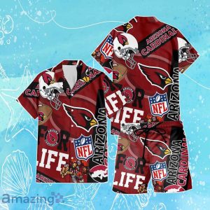 Arizona Cardinals NFL Combo Hawaiian Shirt & Short Trending Gift For Fans Product Photo 1