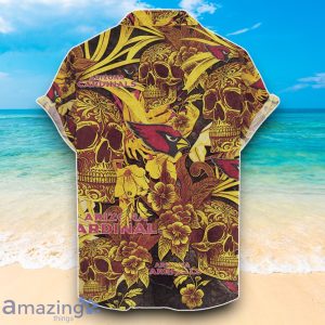 Arizona Cardinals NFL Hawaiian Shirt Jungle Skull Unique Design For Fans Product Photo 2