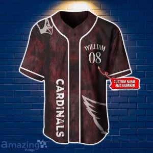 Arizona Cardinals NFL Jersey Baseball Shirt Exclusive Custom Number & Name Gift For Fans Product Photo 2
