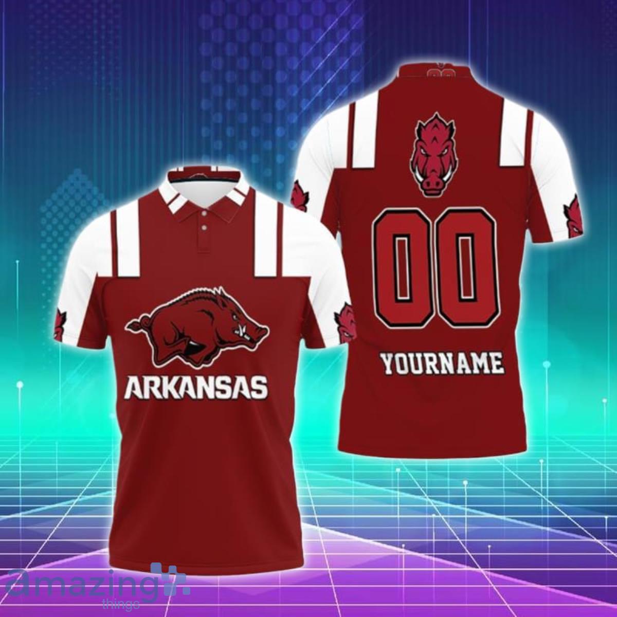 Arkansas Razorbacks Ncaa For Razorbacks Fans Custom Name & Number Polo Shirts Special Gift image Arkansas Razorbacks Ncaa For Razorbacks Fans Custom Name & Number Polo Shirts Special Gift Product Photo 1