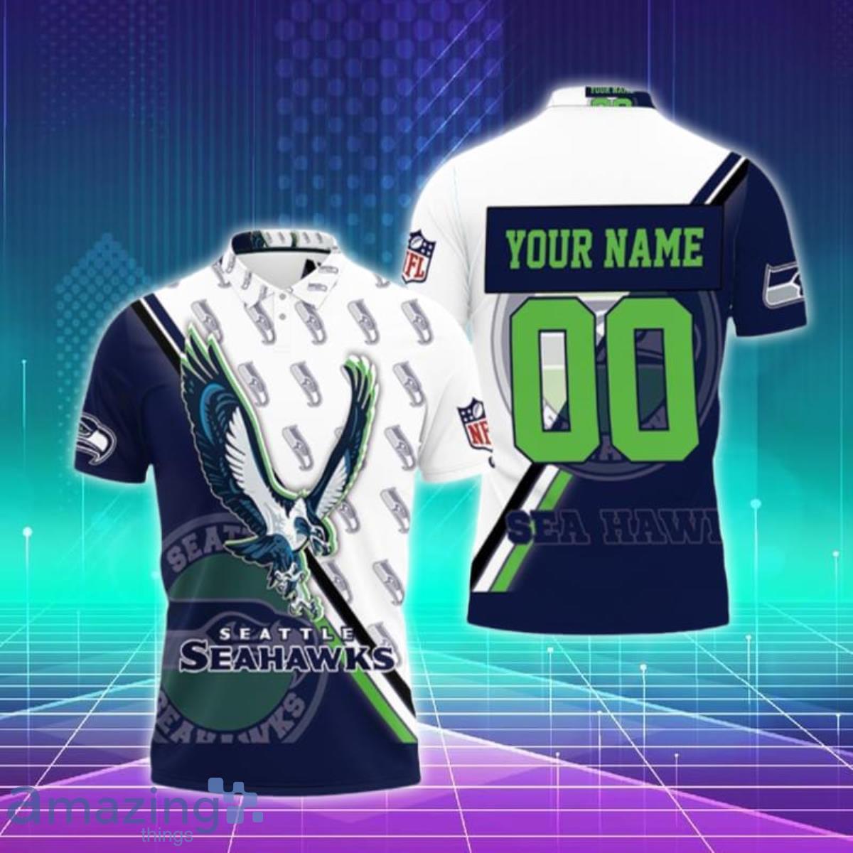 Art Seattle Seahawks Logo Nfl For Fans Custom Name & Number Polo Shirts Special Gift For Men And Women image Art Seattle Seahawks Logo Nfl For Fans Custom Name & Number Polo Shirts Special Gift For Men And Women Product Photo 1