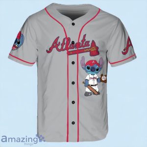 Atlanta Braves MLB Stitch Baseball Jersey Custom Number & Name Product Photo 3