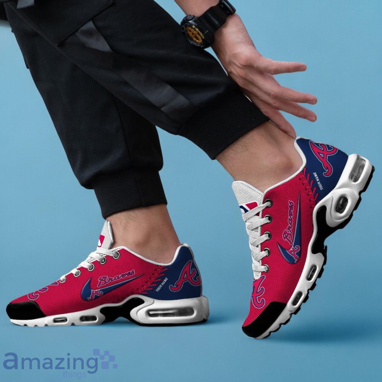 Atlanta Braves MLB TN Sport Shoes Custom Name Perfect Gift image Atlanta Braves MLB TN Sport Shoes Custom Name Perfect Gift Product Photo 3