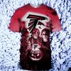 Atlanta Falcons 3D T Shirt Special Gift For Men And Women Halloween Horror Night