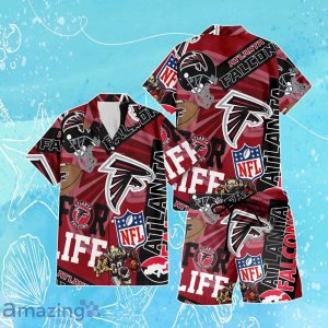 Atlanta Falcons NFL Combo Hawaiian Shirt & Short Trending Gift For Fans Product Photo 1
