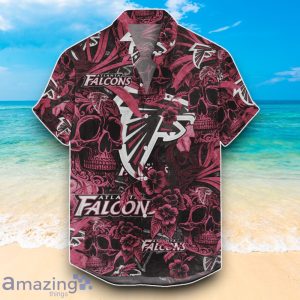 Atlanta Falcons NFL Hawaiian Shirt Jungle Skull Unique Design For Fans Product Photo 1