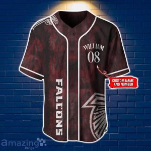 Atlanta Falcons NFL Jersey Baseball Shirt Exclusive Custom Number & Name Gift For Fans Product Photo 2