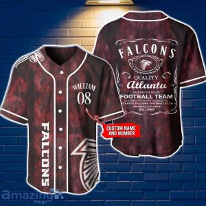 Atlanta Falcons NFL Jersey Baseball Shirt Exclusive Custom Number & Name Gift For Fans Product Photo 1