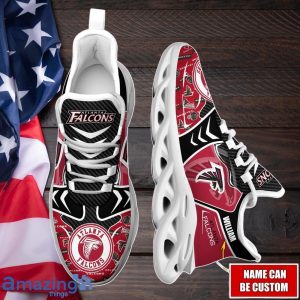 Atlanta Falcons NFL Max Soul Shoes New Trending Design Custom Name Product Photo 4