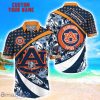 Auburn Tigers Custom Name Floral Hawaiian Shirt Summer Beach Shirt For Fans