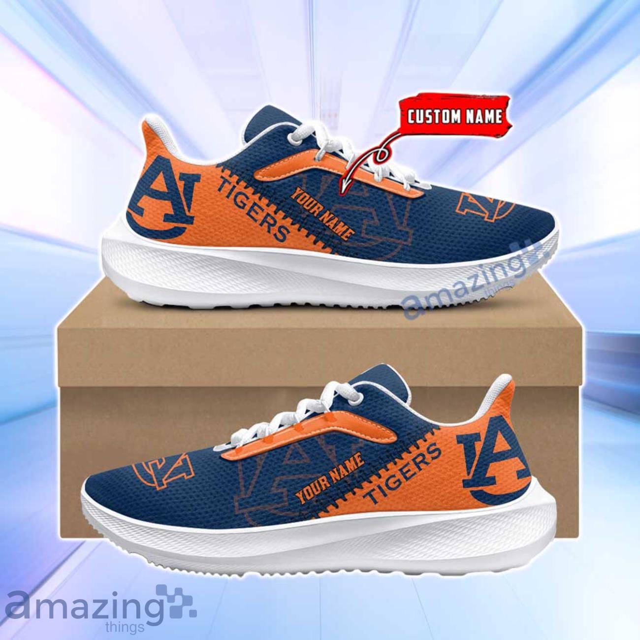 Auburn Tigers NCAA Trending Air Mesh Running Shoes Custom Name For Fans image Auburn Tigers NCAA Trending Air Mesh Running Shoes Custom Name For Fans Product Photo 2