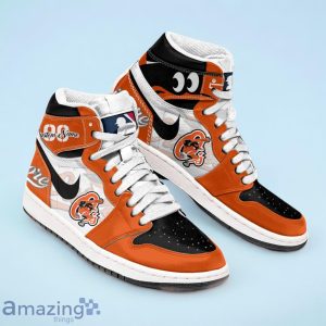 Baltimore Orioles MLB Air Jordan Hightop Custom Number & Name Trending Shoes image Baltimore Orioles MLB Air Jordan Hightop Custom Number & Name Trending Shoes Product Photo 2