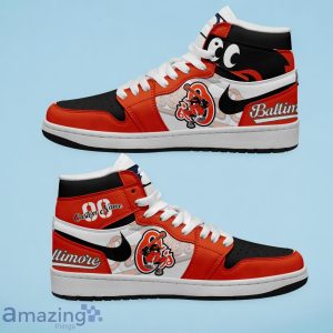 Baltimore Orioles MLB Air Jordan Hightop Custom Number & Name Trending Shoes Product Photo 1