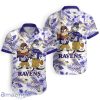 Baltimore Ravens Hawaiian Shirt Taz and Bugs For NFL Team