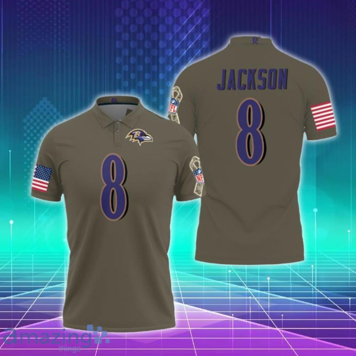 Baltimore Ravens Lamar Jackson Retired Player Olive Polo Shirts Special Gift For Men And Women image Baltimore Ravens Lamar Jackson Retired Player Olive Polo Shirts Special Gift For Men And Women Product Photo 1
