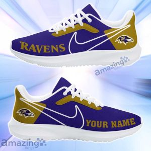Baltimore Ravens NFL Trending Air Mesh Running Shoes Custom Name For Fans Product Photo 1