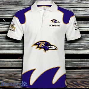 Baltimore Ravens Polo Shirts Impressive Gift White Product Photo 2