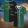 Black And Green Split Jameson Whisky Baseball Jersey Shirt