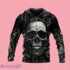 Black White One Eye Mechanic Skull Zip Up 3D Hoodie Gift For Men And Women