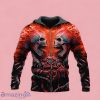 Bloodthirsty War Skull Zip Up 3D Hoodie Gift For Men And Women