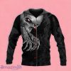 Bloody Tears Skull Zip Up 3D Hoodie Gift For Men And Women