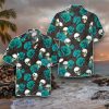 Blue Roses And Gothic Skull Hawaiian Shirt Style Gift For Men And Women