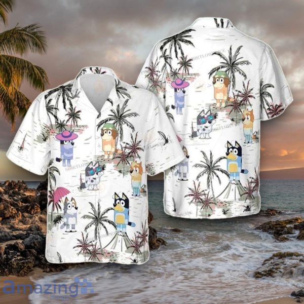 Bluey Hawaiian Shirt Funny Bluey Summer Vibes Style Gift For Men And Women Product Photo 1