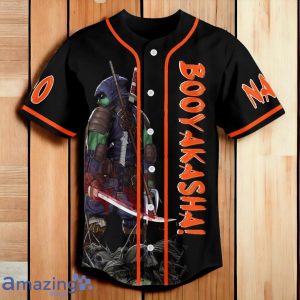 Booyakasha Michelangelo The Last Ronin Custom Number & Name Baseball Jersey Product Photo 2