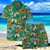 Boston Celtics NBA Team Logo Hawaiian Shirt And Short Vintage Pattern