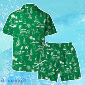 Boston Celtics Team Logo Beach Vibes Pattern Hawaiian Shirt & Short Product Photo 2
