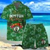 Boston Celtics Team Logo Pattern Retro Hawaiian Shirt And Short