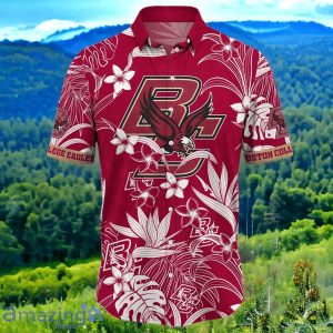 Boston College Eagles Hawaiian Shirt Impressive Gift Tropical Flower Product Photo 2