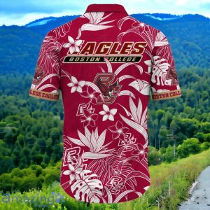 Boston College Eagles Hawaiian Shirt Impressive Gift Tropical Flower Product Photo 3