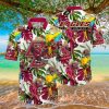 Boston College Eagles NCAA3 Parrot and leaves 3D Hawaiian Shirt For Men And Women
