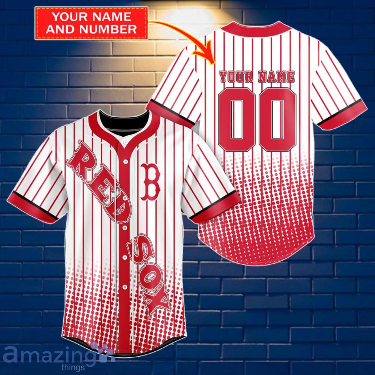 Boston Red Sox MLB Baseball Jersey Exclusive Editon Custom Number & Name image Boston Red Sox MLB Baseball Jersey Exclusive Editon Custom Number & Name Product Photo 1