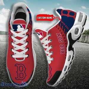 Boston Red Sox MLB Custom Name TN Sport Shoes Exclusive Design For Fan Club Product Photo 2