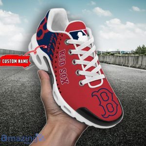 Boston Red Sox MLB Custom Name TN Sport Shoes Exclusive Design For Fan Club Product Photo 1