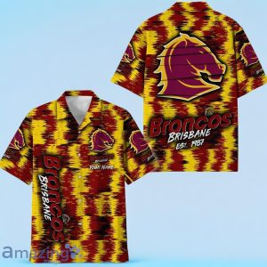 Brisbane Broncos NRL Hawaiian Shirt Special Design Custom Name Product Photo 1