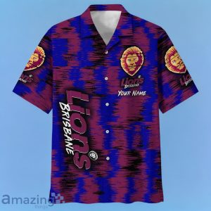 Brisbane Lions AFL Hawaiian Shirt Special Design Custom Name Product Photo 2