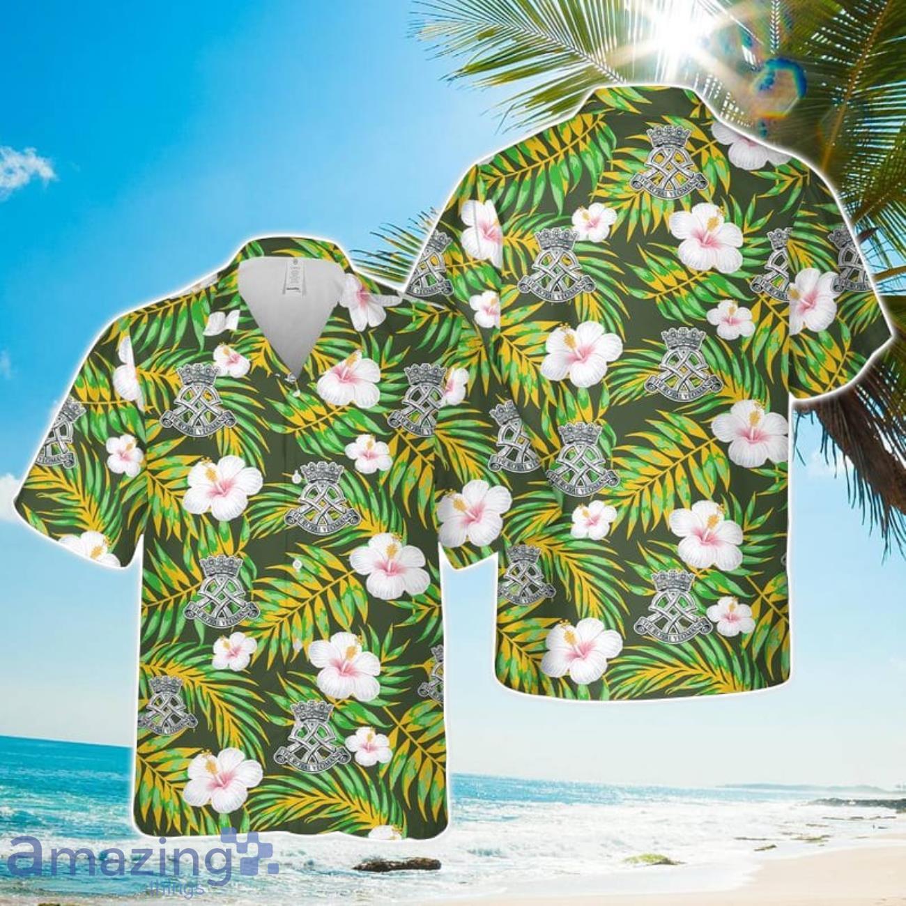British Army, Royal Yeomanry Hawaiian Shirt Aloha Beach Summer Shirt image British Army, Royal Yeomanry Hawaiian Shirt Aloha Beach Summer Shirt Product Photo 1