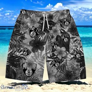 Brooklyn Nets National Basketball Association Hawaiian Shirt And Short Floral Pattern Product Photo 4