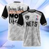 Brooklyn Nets NBA Living That Basketball Mom Life 3D Shirt