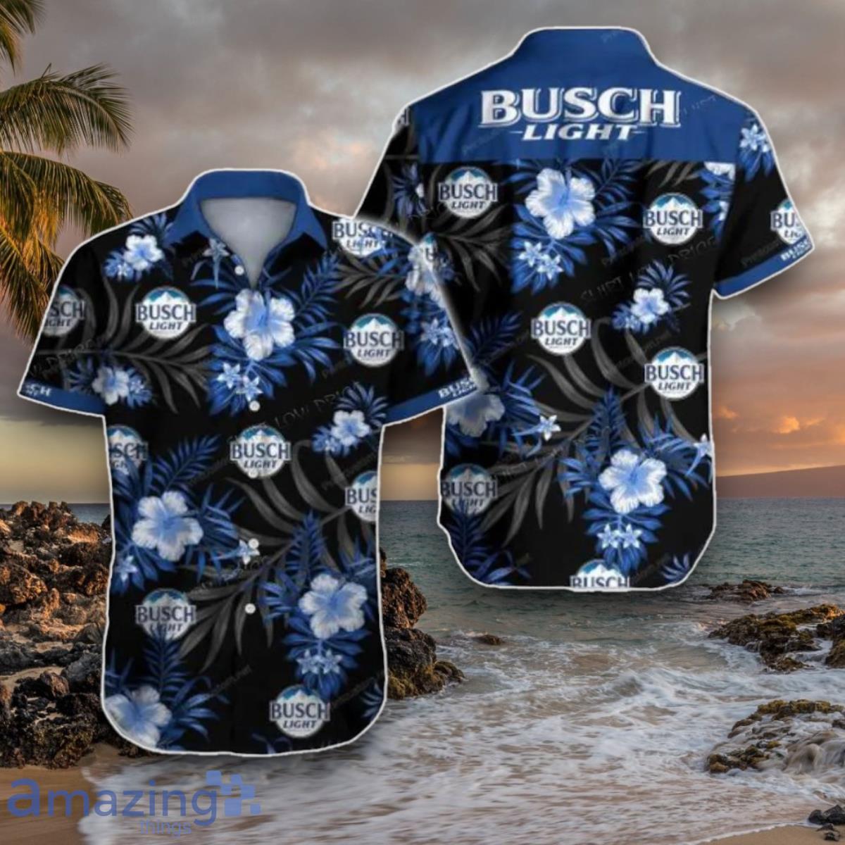 Busch Light Hawaiian Shirt Style Gift For Men And Women image Busch Light Hawaiian Shirt Style Gift For Men And Women Product Photo 1