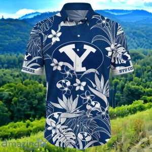 BYU Cougars Hawaiian Shirt Impressive Gift Tropical Flower Product Photo 2