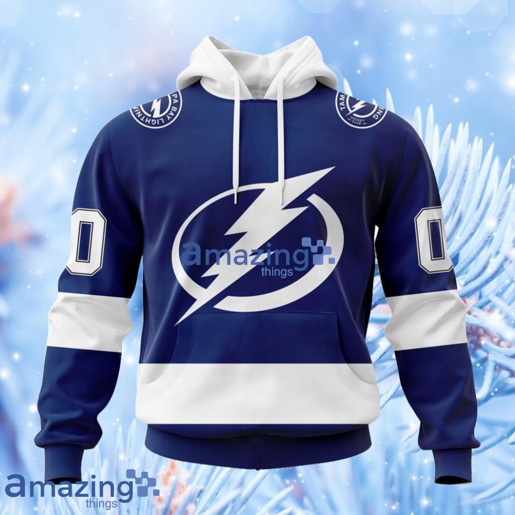 Nhl Tampa Bay Lightning Personalized Home Kits Hoodie 3D All Over Print Attract Gift For Men And Women image Nhl Tampa Bay Lightning Personalized Home Kits Hoodie 3D All Over Print Attract Gift For Men And Women Product Photo 1